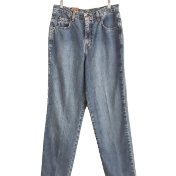 Lois High Rise Mom Relaxed Jeans Medium Wash Stretch Size 29 - Picture 3 of 15